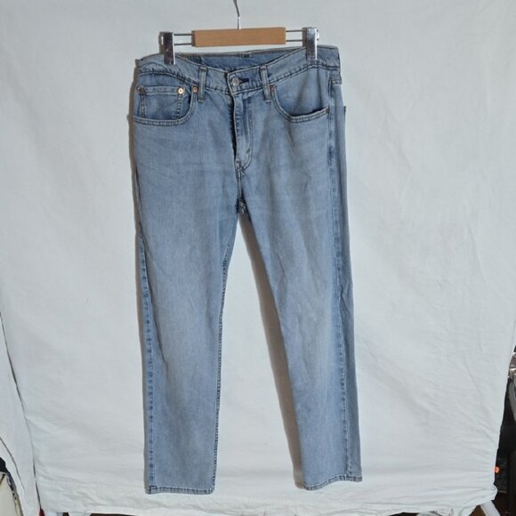 Levi's Men's Straight Jeans 31W 32L in Light Blue - Picture 3 of 8